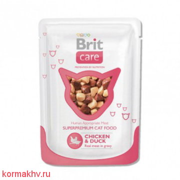 BRIT Care Cat CHICKEN & DUCK (консервы)