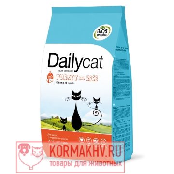 DailyCat KITTEN Turkey & Rice