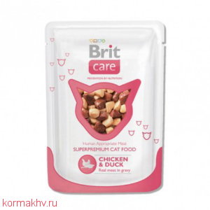 BRIT Care Cat CHICKEN & DUCK (консервы)
