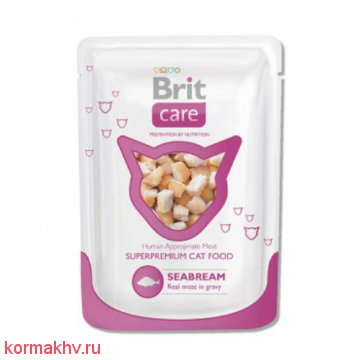 BRIT Care Cat SEABREAM (консервы)