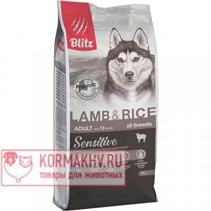 Blitz Sensitive Lamb Rice Adult Dog All Breeds