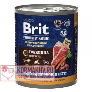 Brit Beef & Liver (консервы с говядиной и печенью)