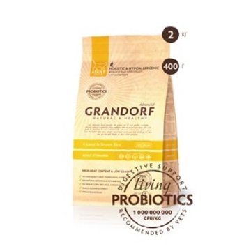 Grandorf Probiotic Sterilized 4Meat&BrownRice (4 вида мяса и бурый рис)