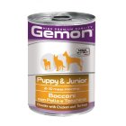 Gemon Dog Junior (кусочки курицы с индейкой)
