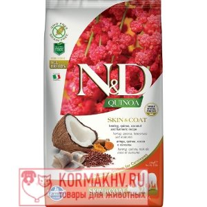N&D Dog Quinoa Skin&coat Herring