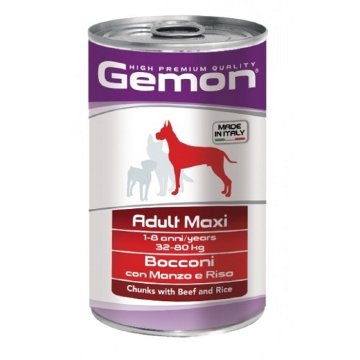 Gemon Dog Maxi Adult консервы (говядина и рис)